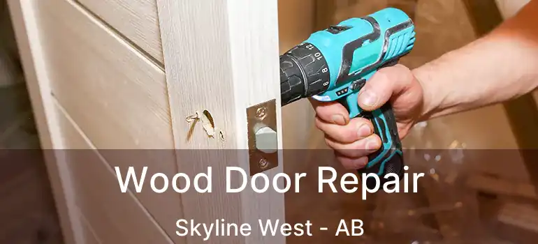  Wood Door Repair Skyline West - AB