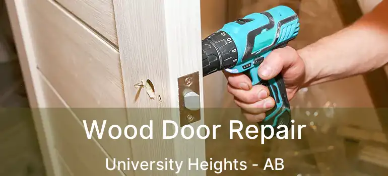  Wood Door Repair University Heights - AB