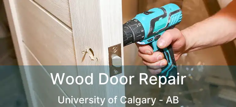  Wood Door Repair University of Calgary - AB