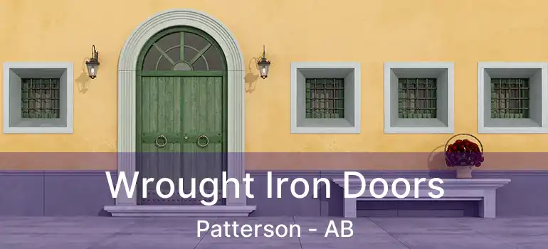  Wrought Iron Doors Patterson - AB