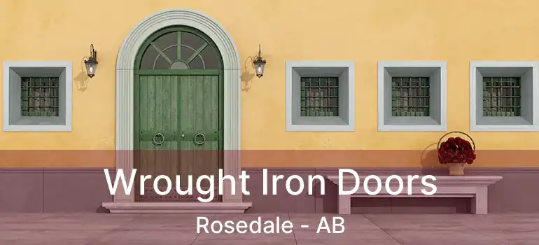  Wrought Iron Doors Rosedale - AB