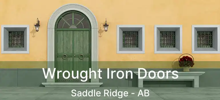  Wrought Iron Doors Saddle Ridge - AB