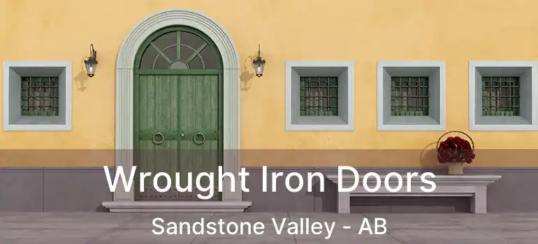  Wrought Iron Doors Sandstone Valley - AB