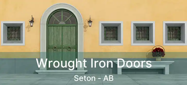  Wrought Iron Doors Seton - AB